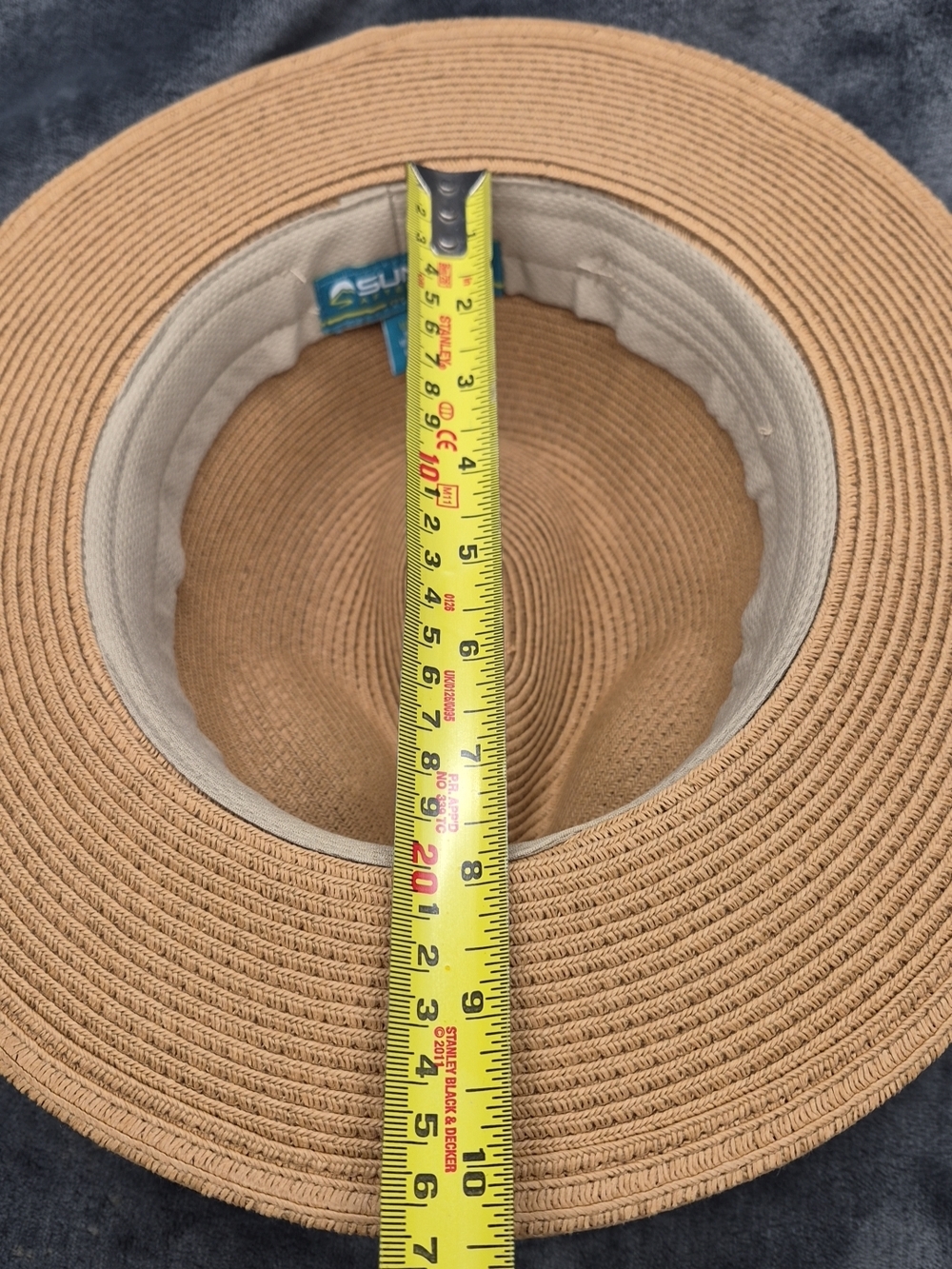 Sunday Afternoons Unisex Sun Hat Fedora Style UPF 50+ Tan Size Medium Paper/poly - Picture 4 of 10
